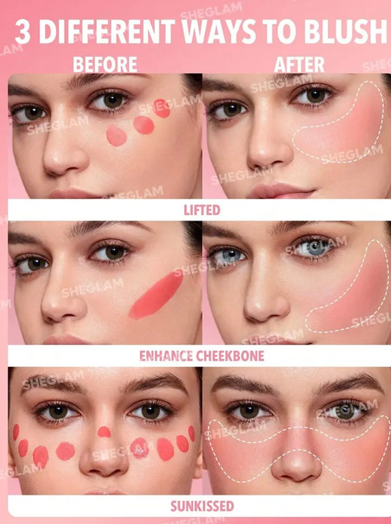 رژگونه شیگلم با فرمول سبک و ماندگاری بالا