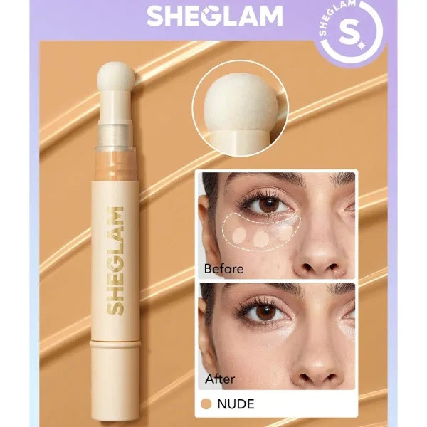 کاورعالی سبک و طبیعی با کانسیلر اسفنجی شیگلم