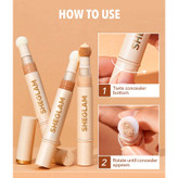 تست روی دست کانسیلر شیگلم