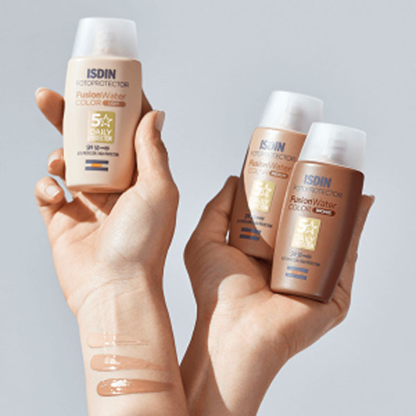 ضدآفتاب ایزدین فیوژن واتر رنگی مدیوم