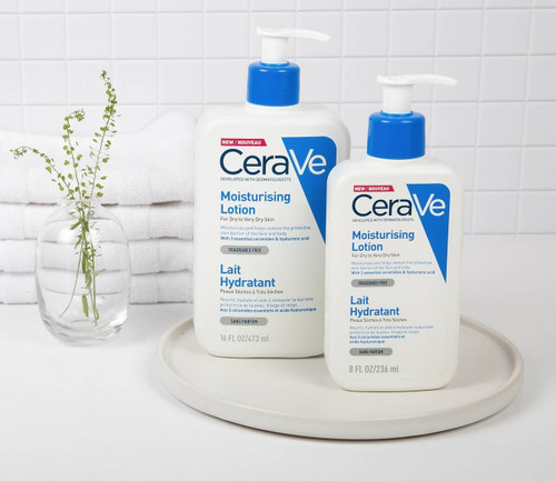 لوسیون cerave با سرامید و هیالورونیک اسید، ضد خشکی پوست