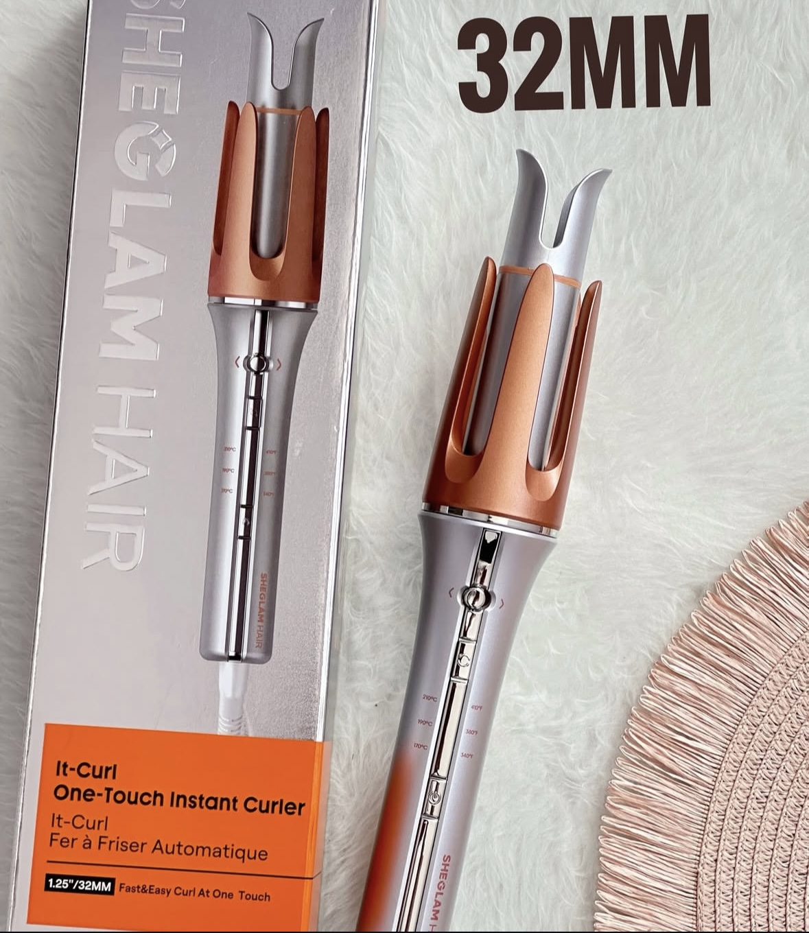 دستگاه کرلی مو شیگلم سایز ۳۲ اورجینال”